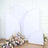 Decorative white backdrop panels with floral arrangement.