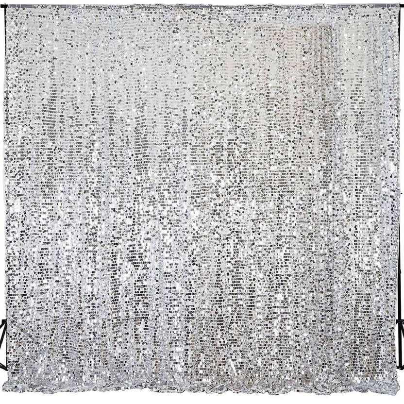 20ftx10ft Silver Payette Sequin Divider Backdrop | eFavormart