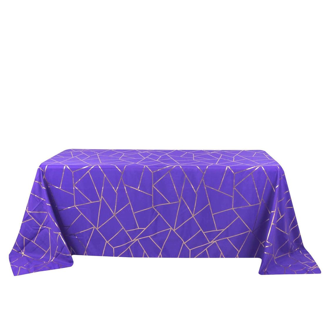 Geometric Polyester Tablecloth 90