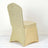 Gold glitter chair cover for special events and parties.