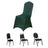 Set of four stylish banquet chairs in various designs
