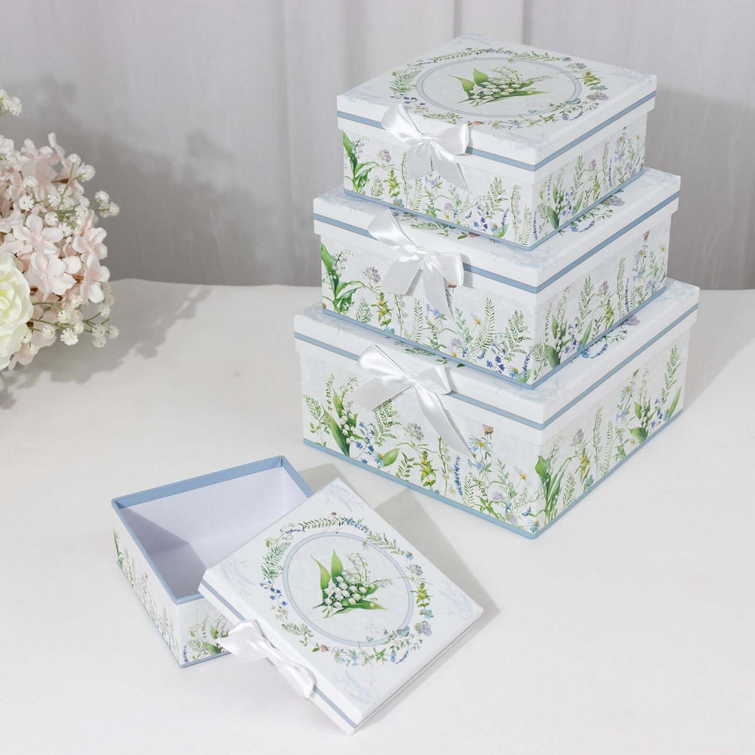 Stackable Gift Box Cardstock Nesting Gift Boxes 6
