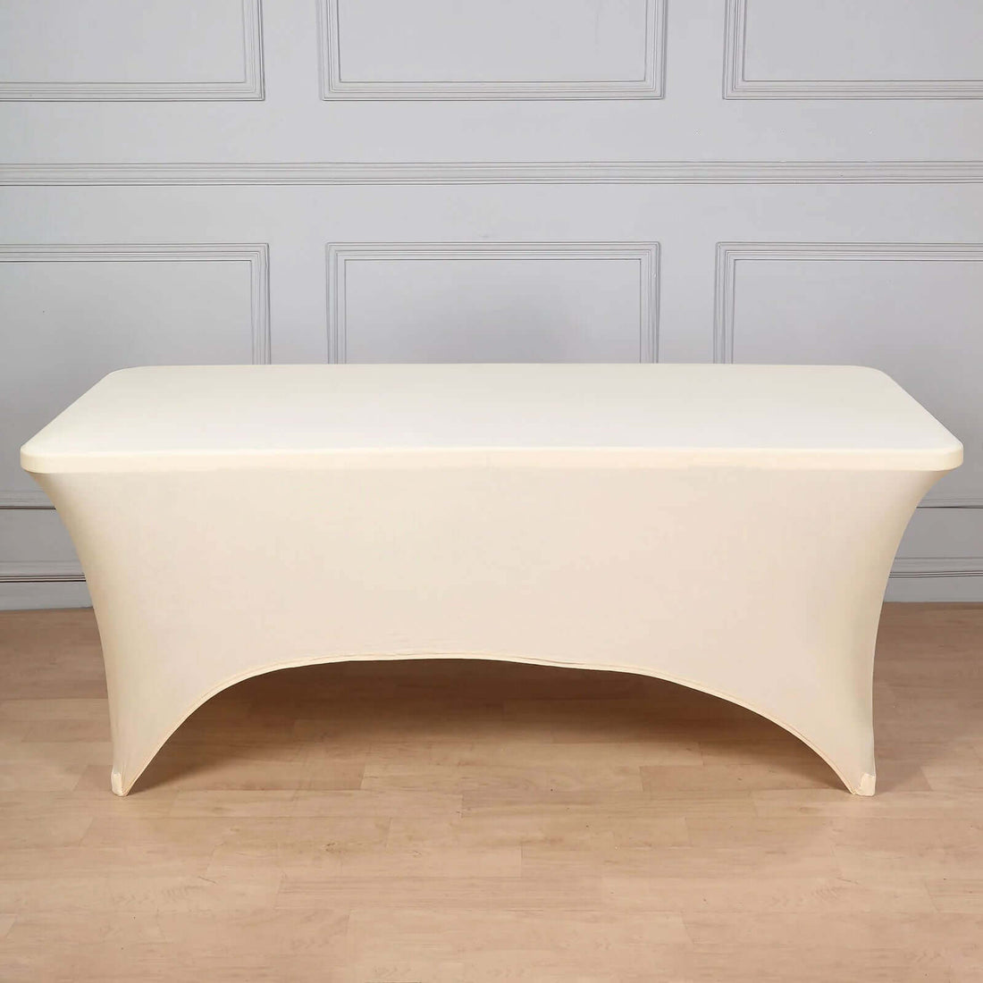 Ivory table cover for rectangular tables