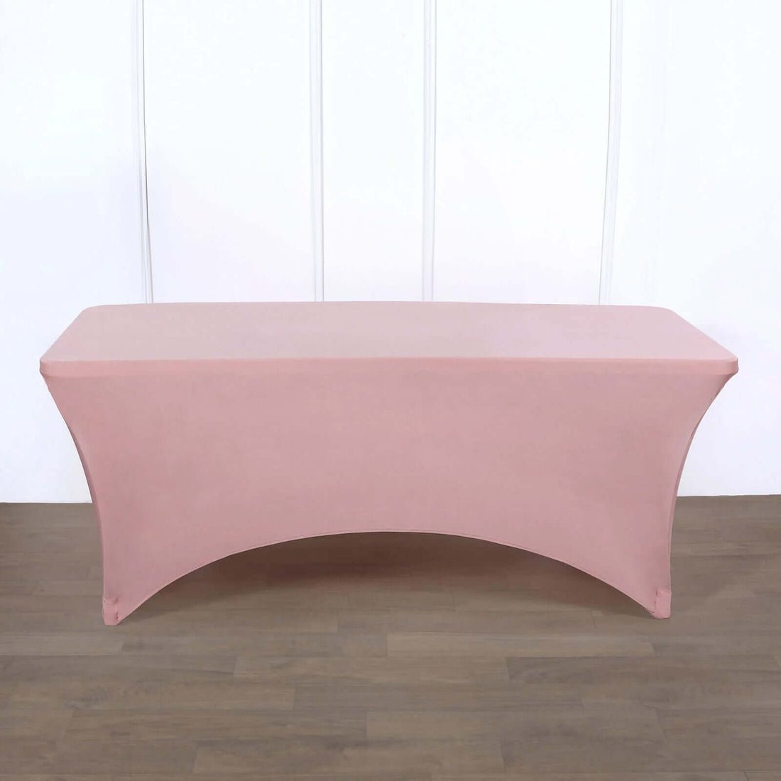 Pink fitted table cover for event decor