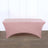 Pink fitted table cover for event decor
