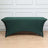 Green fitted table cover for events and gatherings