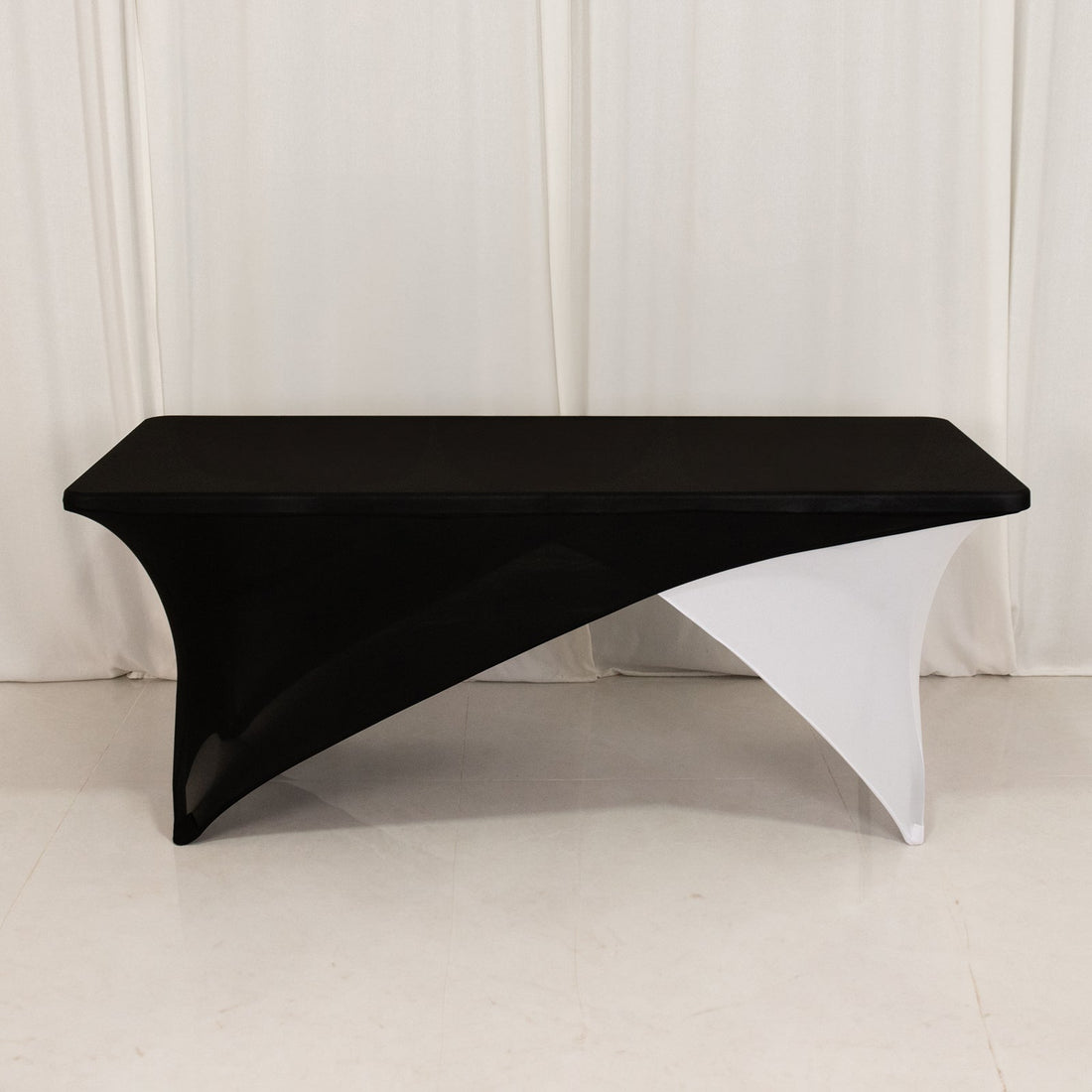 Modern black and white abstract table design