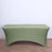 Green fitted table cover for events and gatherings