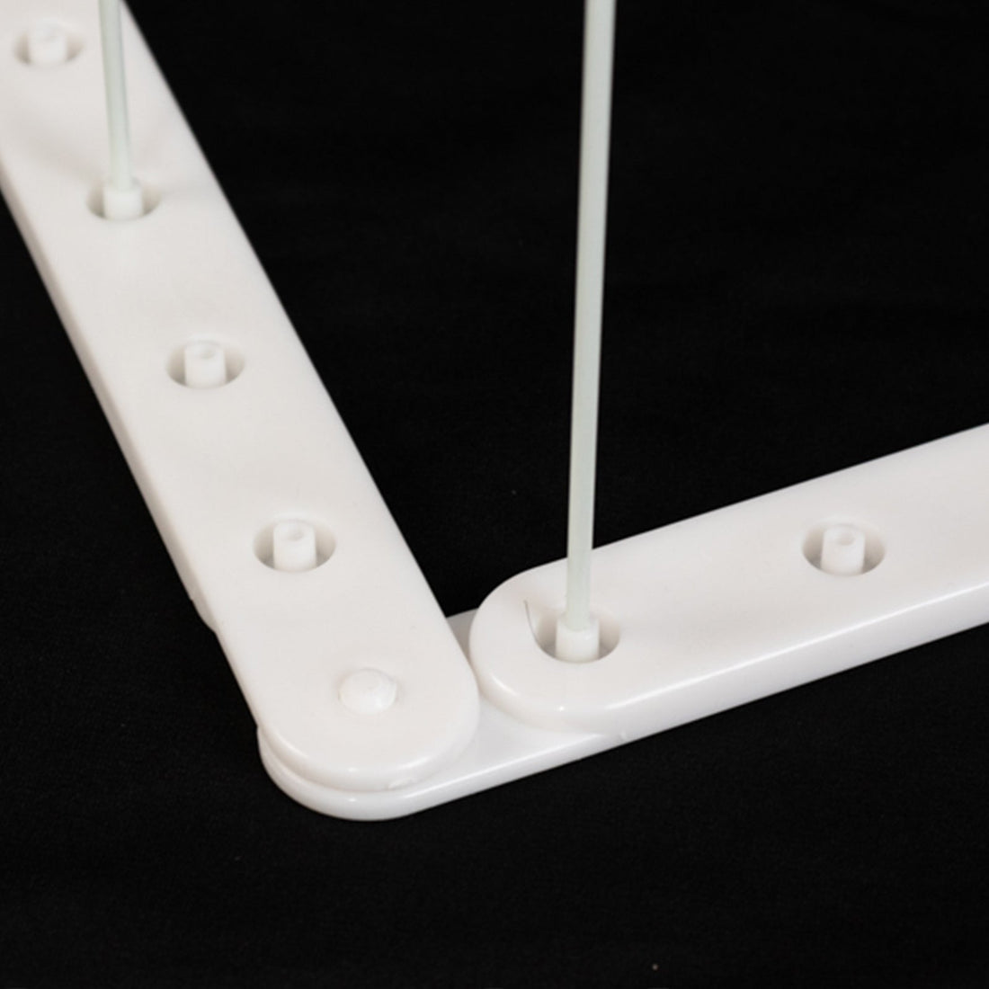 White Plastic Balloon Column Stand Kit | eFavormart