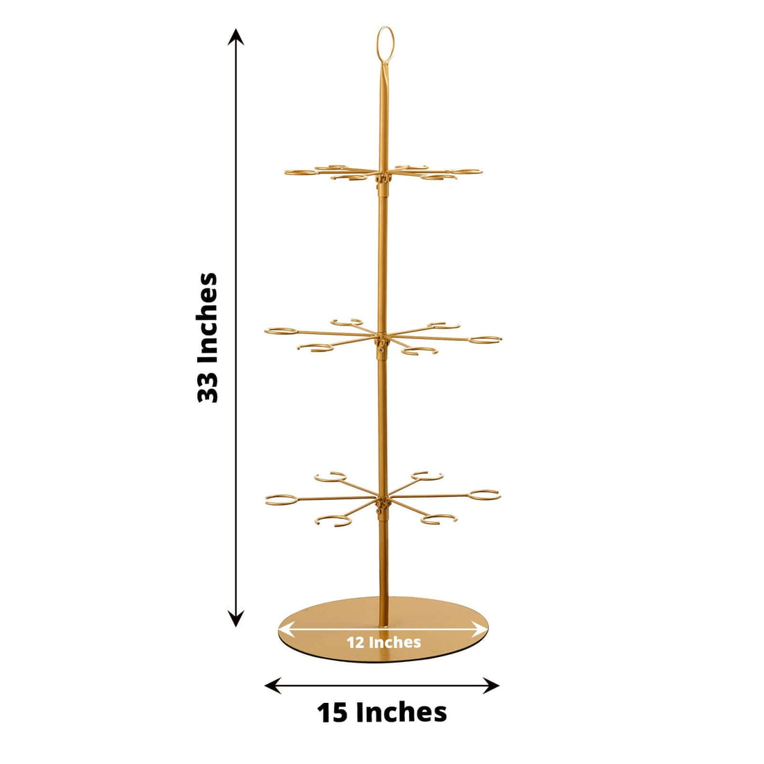3-Tier Champagne Glass Holder Tower 33