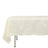 Ivory tablecloth on a folding table with a smooth finish