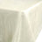 Sheer white tablecloth with a textured finish
