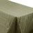 Olive green textured tablecloth on a plain background