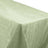 Light green textured tablecloth on a plain background
