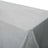 Clear plastic table cover on a gray table surface