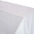 White tablecloth draped elegantly over a table edge