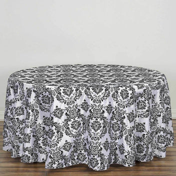 Velvet Taffeta Damask Tablecloth 120