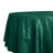 Green round tablecloth with a textured finish on a plain background