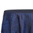 Navy blue tablecloth with textured fabric on a plain backdrop