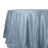 Blue satin tablecloth draped elegantly on a table