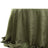 Olive green tablecloth draped elegantly on a table
