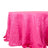 Pink tablecloth with a textured finish, perfect for events or parties.