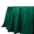 Green tablecloth with a textured finish on a plain backdrop