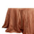 Copper tablecloth with elegant texture on a plain backdrop.