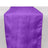 Purple table runner with texture details on a plain backdrop.