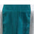 Teal table runner with a textured finish on a white background
