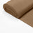 Brown fabric roll on a white background