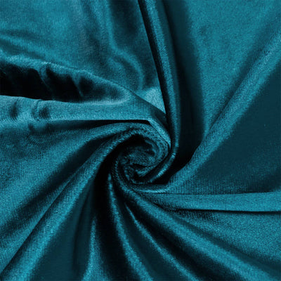 Teal satin fabric texture with elegant swirling folds#whtbkgd