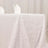 Textured white tablecloth with a soft, fluffy finish.