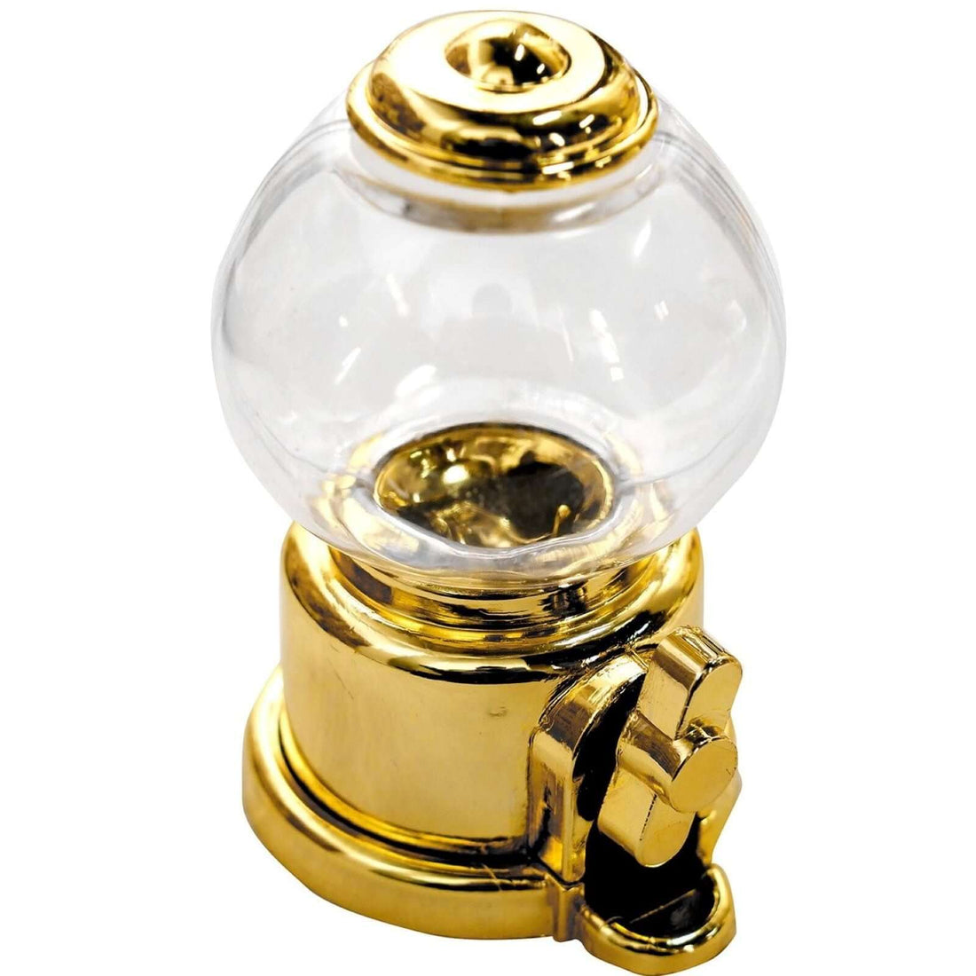 6-Pack Gold Mini Gumball Machine Gift Boxes | eFavormart