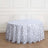 Decorative white lace tablecloth for elegant dining settings