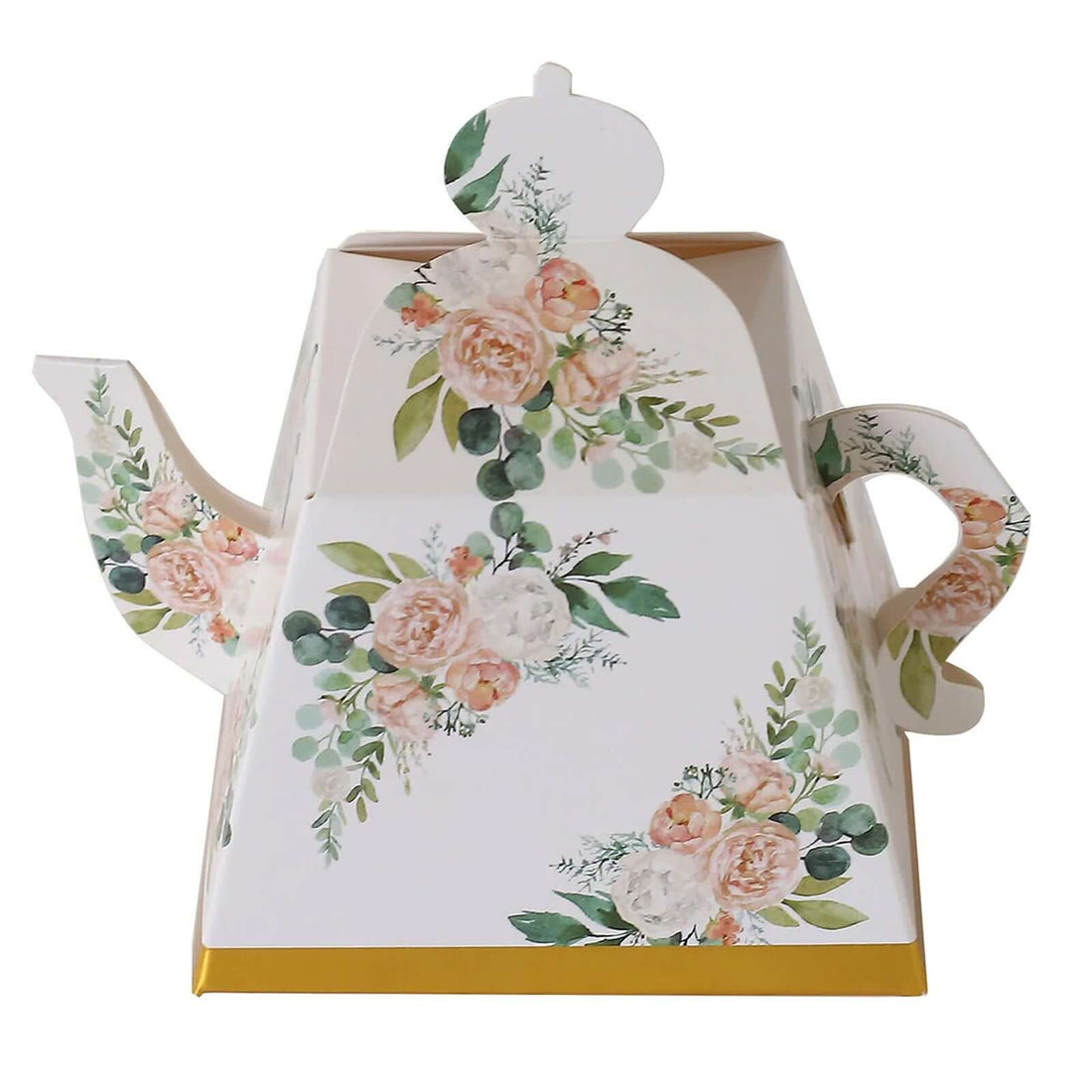 25-Pack Pink Peony Mini Teapot Gift Boxes | eFavormart