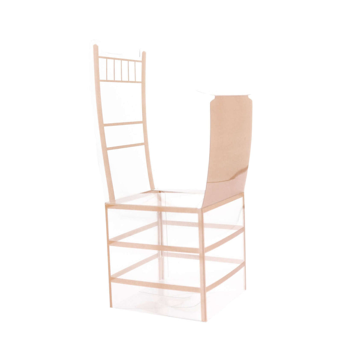 25 Pack Gold PVC Chiavari Chair Candy Boxes | eFavormart