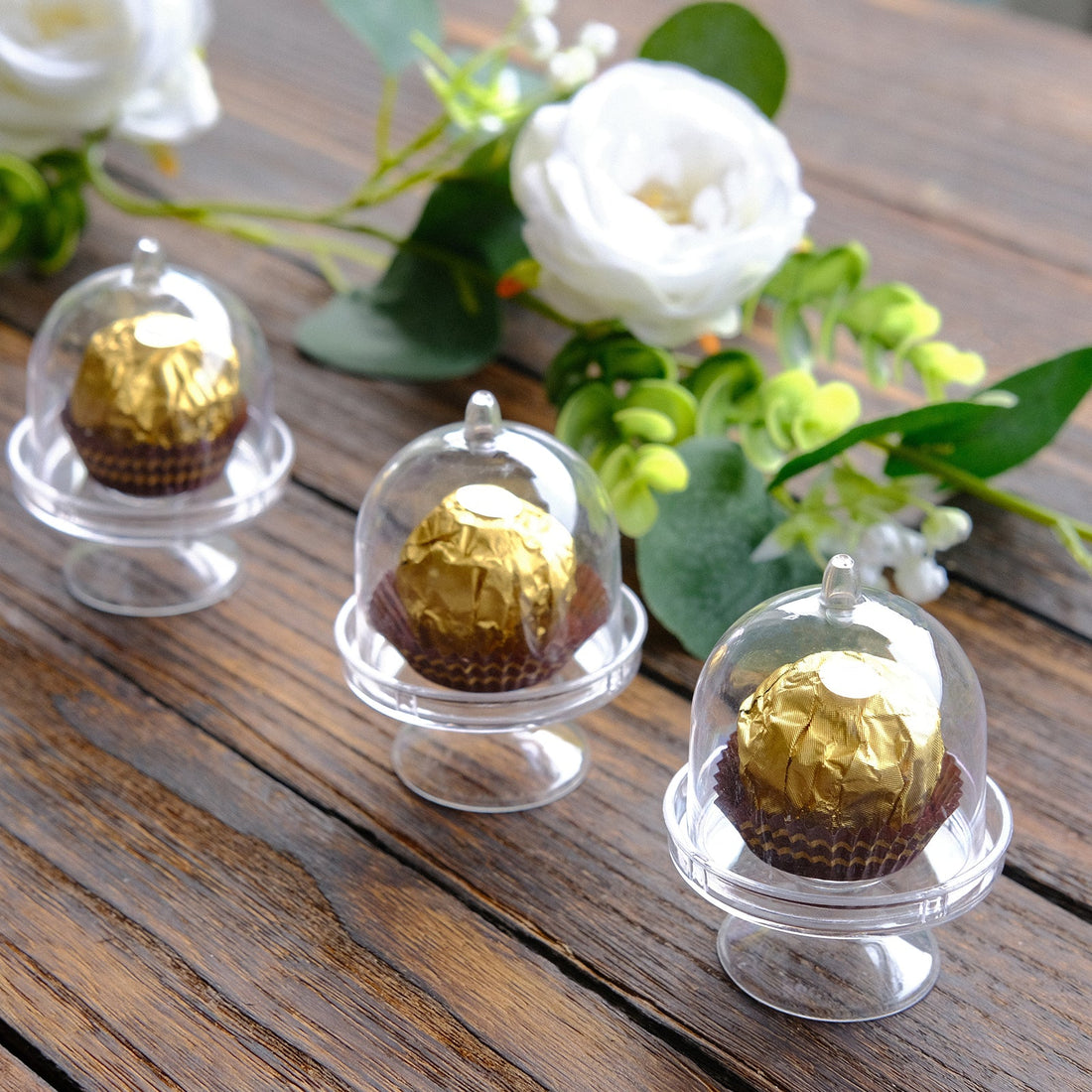 Spring Candy Containers Plastic Fillable Mini Pedestal Candy Containers 3