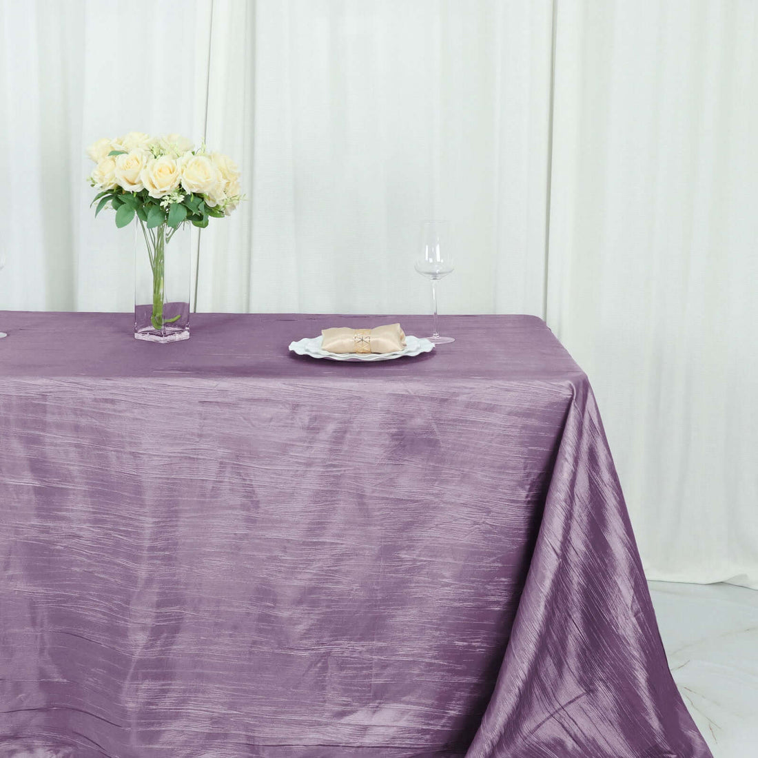 Accordion Crinkle Tablecloth 90