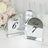 Mirrored table numbers 6 and 7 for elegant event decor
