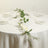 Elegant table setting with floral centerpiece and clear glassware.