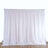 White drapery backdrop for photography or event staging
