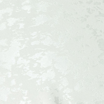 White embossed fabric texture close-up, soft floral pattern background
