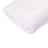 Rolled lavender fabric on a plain white background