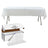 White plastic tablecloth with box packaging for cut-to-size options