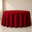 Wine round tablecloth, durable and seamless, perfect for elegant settings.