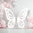 White butterfly cutout decoration for events and parties