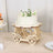 Wooden cake stand with heart design, perfect for weddings and celebrations.