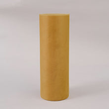 Tulle Sheer Fabric Bolt In Gold Color 12 Inch x 100 Yard