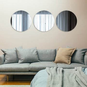 Add Style and Elegance to Your Space with Round Mirror Wall Stickers